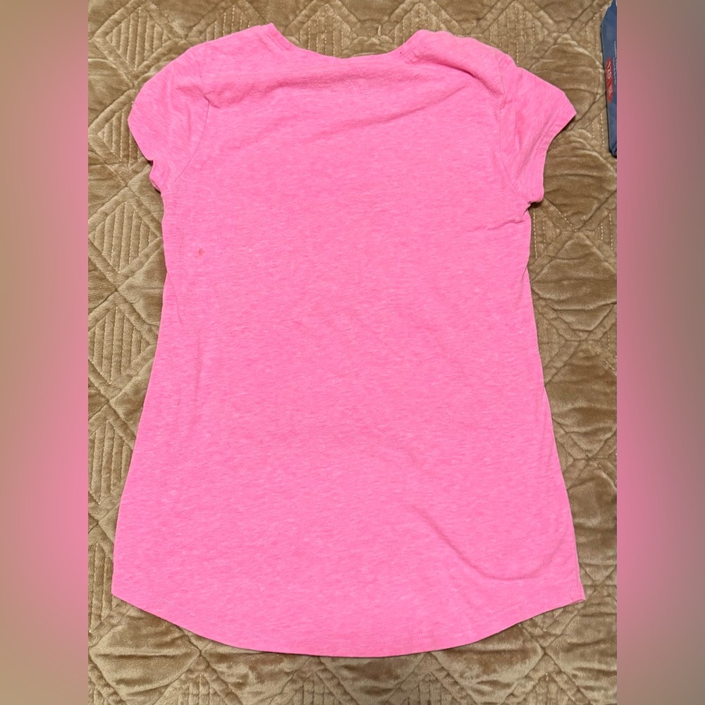 Justice Pink Unicorn Graphic Tee with Rainbow - Picture 5 of 6
